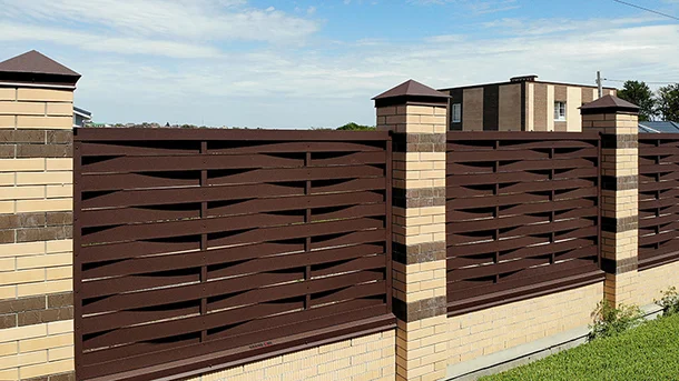 Забор жалюзи Палермо 1